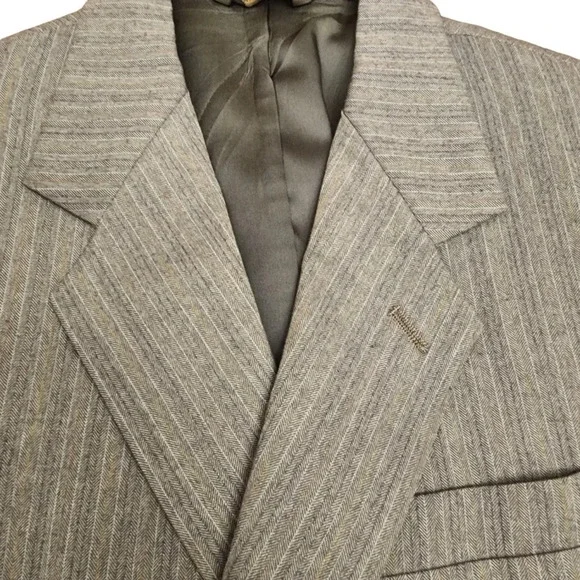 VINTAGE MENS LIGHT GREY KUPPENHEIMER BY WALTON SUIT SET - Picture 5 of 11